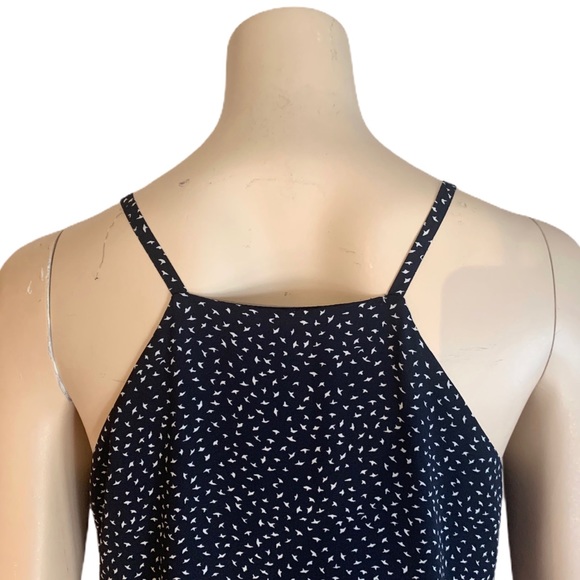 3/$30 Loft Strappy Tank- Navy Bird Print - Size S - Picture 3 of 9